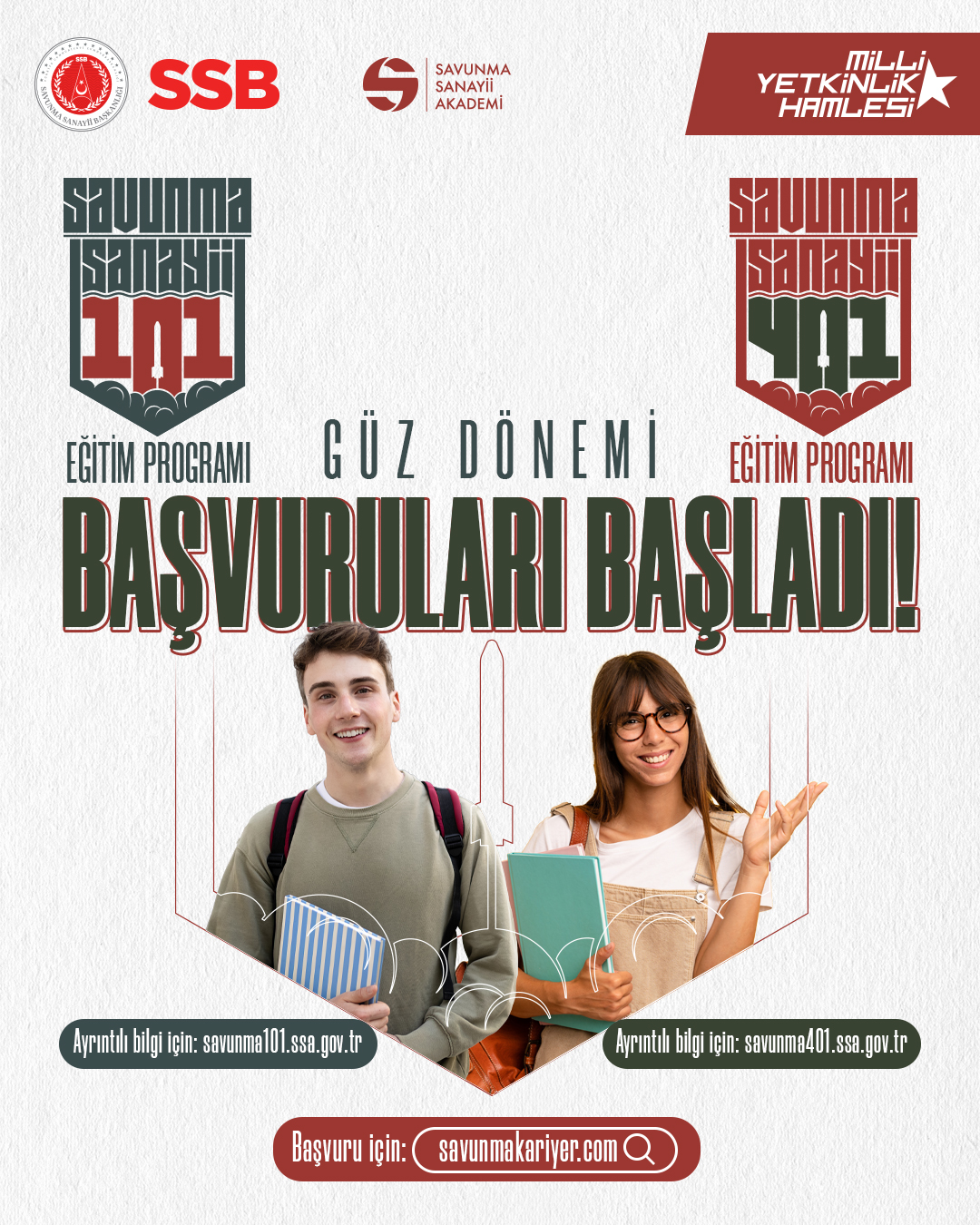 Savunma Sanayii Eğitim Programları Afişi